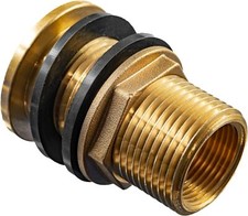 Tankdurchführung Durchführung Messing Regentonnendurchführung Fassverschraubung