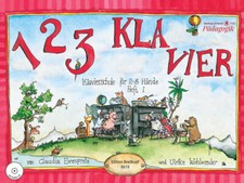 1 2 3 Klavier Heft 1 mit CD |
