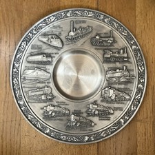 Zinnteller - Wandteller - 150 Jahre Deutsche Eisenbahnen 1835 - 1985