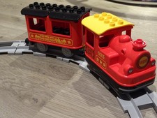 Lego Duplo 10874 Eisenbahn Dampfeisenbahn  + Schienen und Zubehör