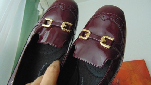 Geox schuhe lackleder weinrot - geox,