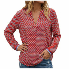 Aniston Damen Bluse Tunika Rot