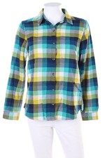 ROYAL ROBBINS Hemd-Bluse Karo Baumwolle S Blau-Töne