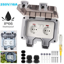 Aussen Doppelschalter Buchse