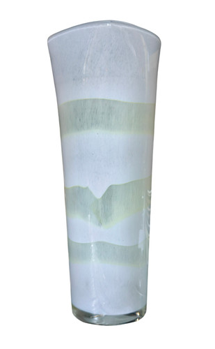 Vintage twirl kelch vase - kelch, grün