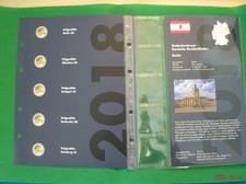 Münzhüllen für 2 € Deutsche Bundesländer 2018 Berlin Leuchtturm   LEER