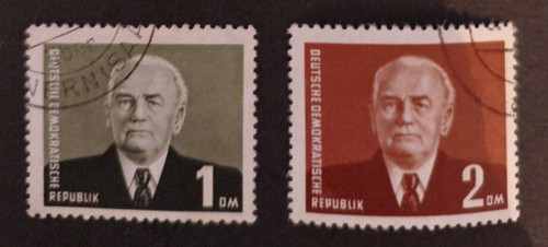Ddr 1953 gestempelt wilhelm - ddr,