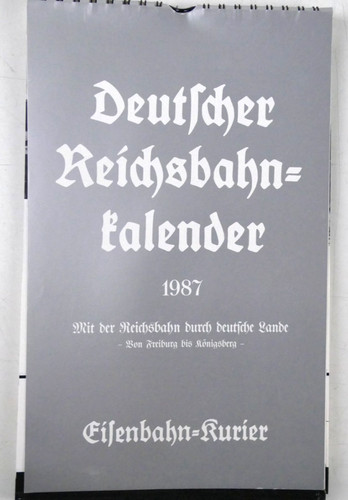 Deutscher reichsbahnkalender - deutscher,