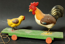 Altes Holzspielzeug Celluloid