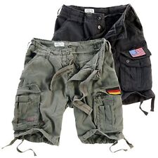 Surplus Raw Vintage Herren Airborne Cargo Shorts Patches Limited Edt. Bermudas