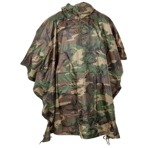 Regenponcho ripstop woodland - ripstop,
