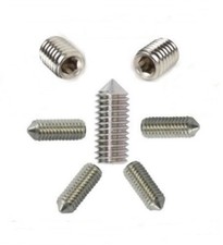 Gewindestifte DIN 914 Edelstahl VA Madenschrauben M2 M2,5 M3 M4 M5 M6 M8 M10 M12