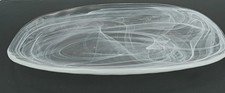 Glasplatte Fadenglas oval 29