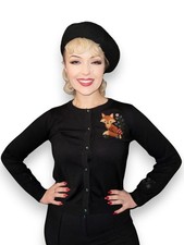 Ro Rox Fox Cardigan - Retro