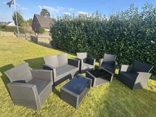 Lounge Möbel , Poly Rattan Sitzgruppe 
