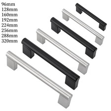 1-10x Möbelgriff Stangengriff aus Edelstahl Relinggriff Küchengriff Schrankgriff