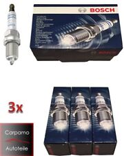 3x Bosch FLR8LDCU+ 0242229654 Zündkerze Opel Agila A Corsa B C 1.0 54 & 58 PS