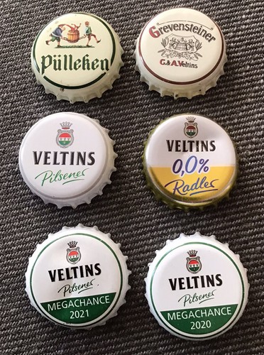 Kronkorken veltins sammlung - kronkorken,