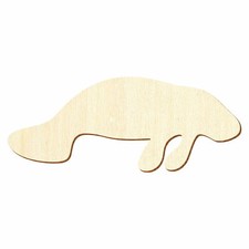 Holz Seekuh - Deko Basteln