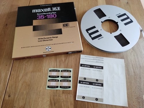 Maxell aluspule mit band - maxell, xl