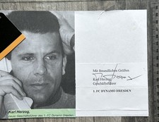 Autogrammfoto Karl Herzog