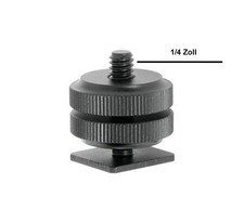 Blitzschuhadapter mit ¼ Zoll