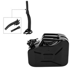 10L Metallkanister Schwarz