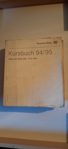 Kursbuch der deutschen bahn - kursbuch,