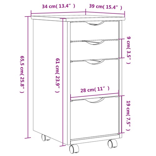 Massivholz rollschrank - massivholz,