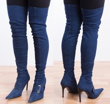 2730 buffalo jeans overknee stiefel gr 40