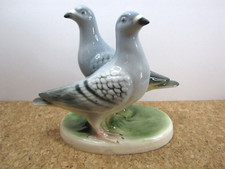 Keramikfigur Taube Taubenpaar