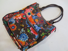 OILILY Tasche City Bag Henkeltasche Shopper Blumen braun bunt vintage/22