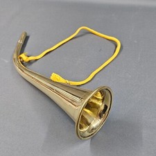 Messing Nebelhorn Posthorn Tröte 40 cm