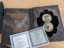 FENRIR GEMINUS Wolf Set 2x1 Oz Silber Münzen 5 Mark Germania 2022