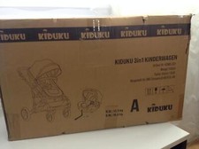 Kiduku  - Kinderwagen Komplettset - Braun / Gold - Neu !!!