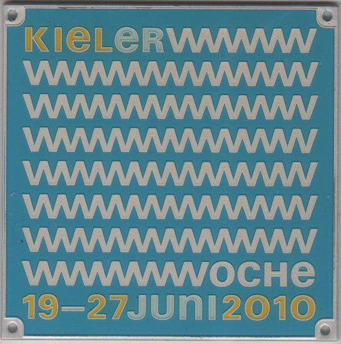 Kieler woche plakette - kieler, 2010