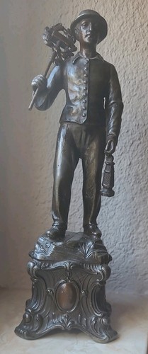 Bergmann skulptur metallguss - bergmann,