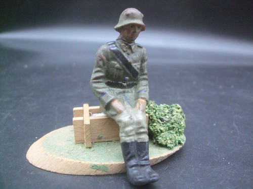 Lineol soldat sitzfigur für - soldat,