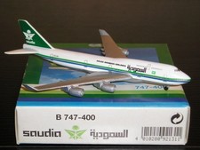 Schabak 1:600 Saudia  B747-400 (oc/with box)  Reg: HZ-AIK