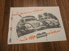 Werbeblatt/Wir Fahren Sicher Mit JOKON Vollsicht Wischer/1957-Original 