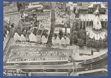 Rostock 1978, Luftbild Markt