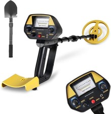 Metalldetektor Metallsuchgerät Höhenverstellbar IP68 Suchspule Grabeschaufel 
