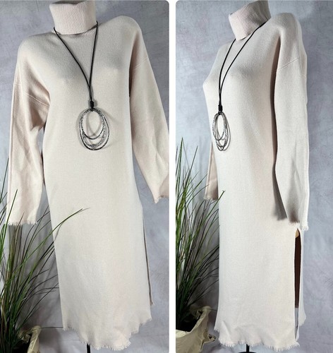 Strick tunika langes kleid - langes,