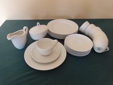 Rosenthal Kaffeeservice für 10 Personen in weiß