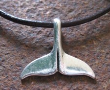 Flosse halskette lederkette - flosse,