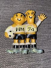 Zum 50'en Geburtsgag - Orig. Tip und Tap Fußballmaskottchen WM 1974 - Selten