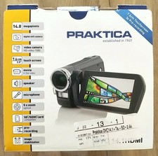 Praktica DVC 14.1 HDMI Full HD Videokamera Camcorder komplett mit OVP