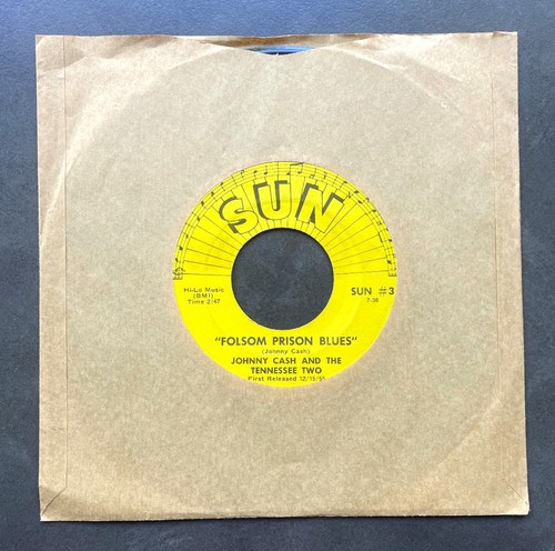Johnny cash folsom - 7",