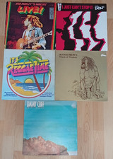 Reggae/Ska Vinyl Sammlung - 5 LP`s : Bob Marley,The Beat,Dennis Brown,Jimmy Clif