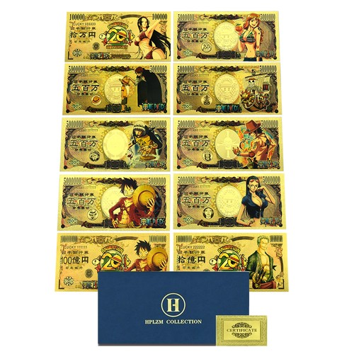 10pcs one piece goldfolie - 10pcs,